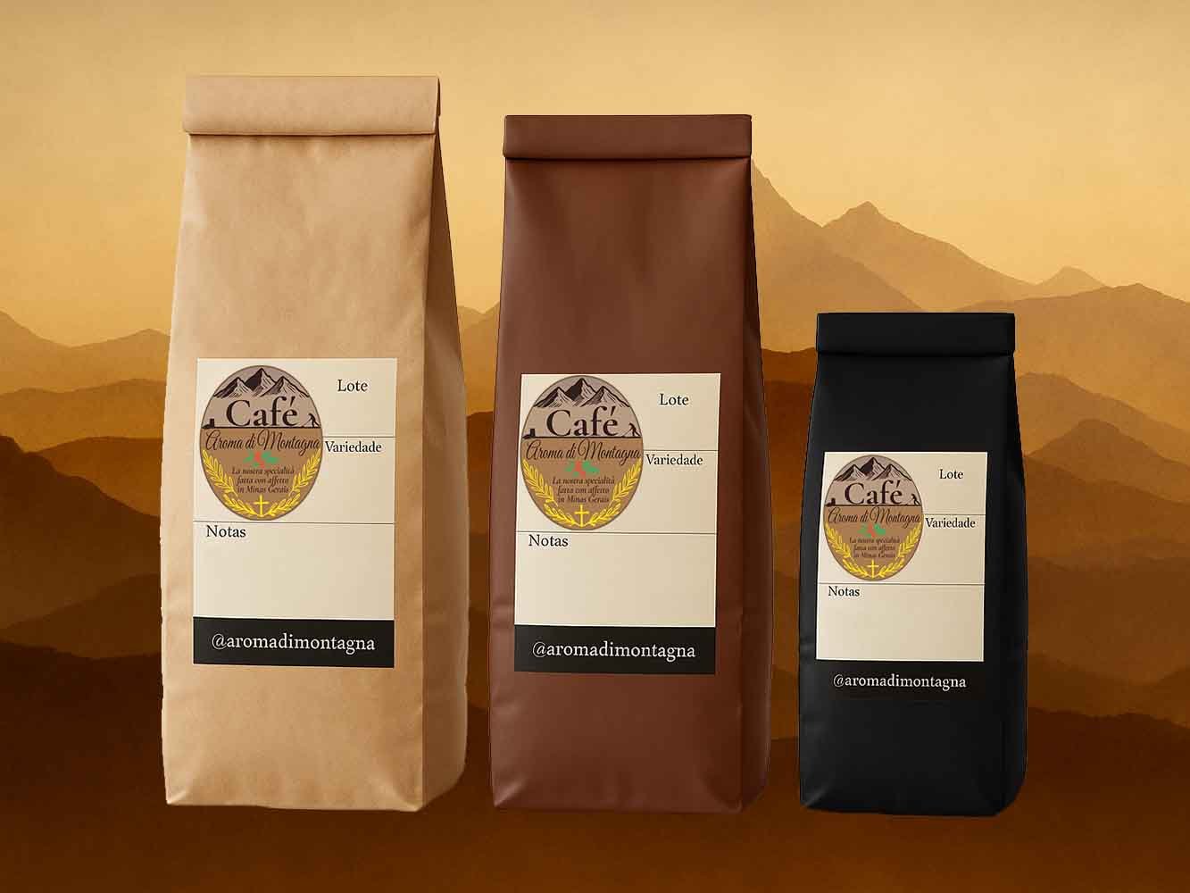 Pacotes de café Aroma di Montagna